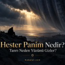 Hester Panim Nedir? Tanrı Neden Yüzünü Gizler? kapak görseli