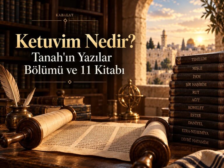 Ketuvim Nedir? Tanah’ın Yazılar Bölümü ve 11 Kitabı