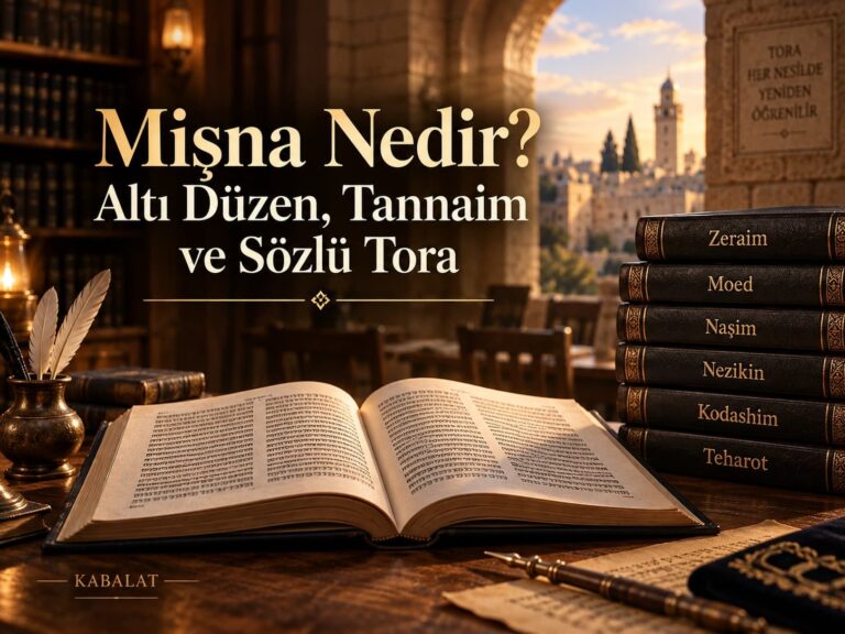 Mişna Nedir? Altı Düzen, Tannaim ve Sözlü Tora