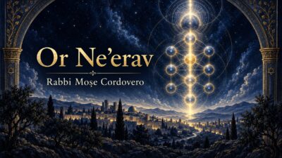 Or Ne’erav — Rabbi Moşe Cordovero Türkçe çeviri kapak görseli