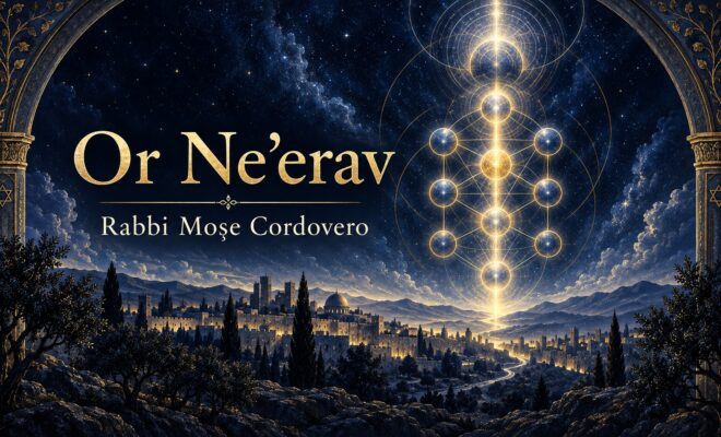 Or Ne’erav — Rabbi Moşe Cordovero Türkçe çeviri kapak görseli
