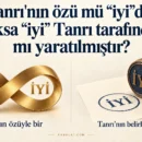 Tanrı'nın özü mü “iyi”dir, yoksa “iyi” Tanrı tarafından mı yaratılmıştır? Altın sonsuzluk simgesiyle özüyle bir olan iyilik, “İYİ” mührüyle Tanrı’nın belirlediği ölçüt karşılaştırılıyor.