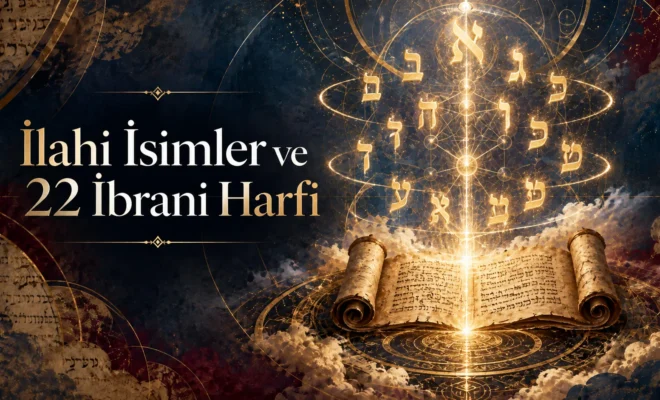 İbranice harfler ve yazmayla İlahi İsimler ve Sefer Yetsira