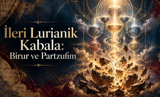 Kapların kırılması ve Tikun'u anlatan ışık ve parçalanan kaplar