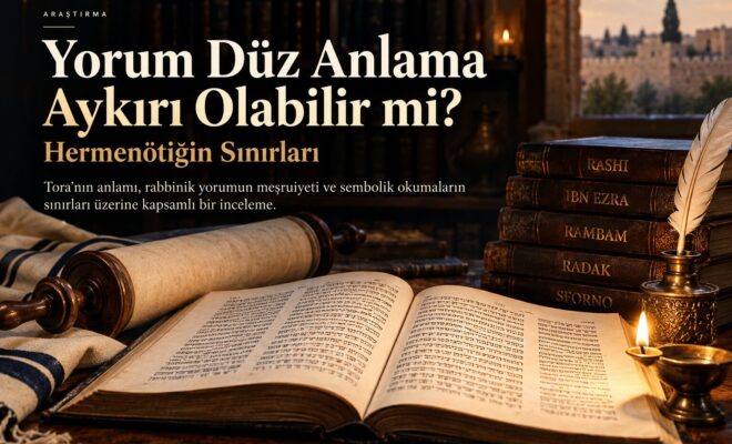 Tora parşömeni ve klasik yorum kaynaklarıyla hermenötik makalesinin kapak görseli