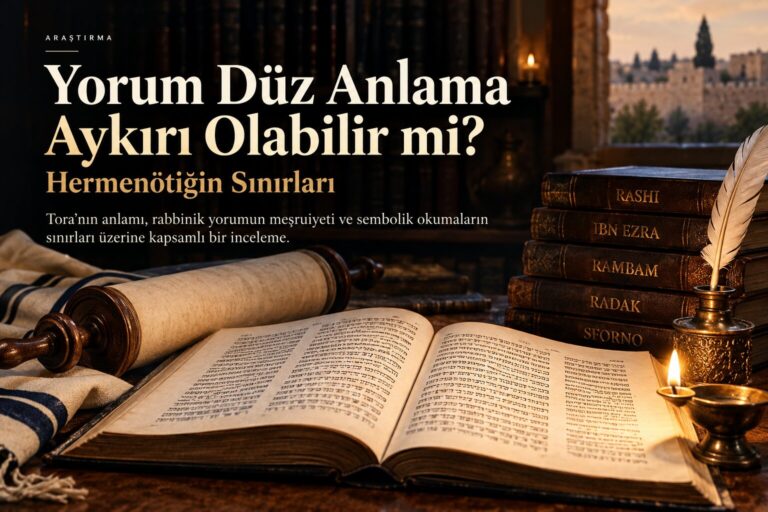 Tora parşömeni ve klasik yorum kaynaklarıyla hermenötik makalesinin kapak görseli